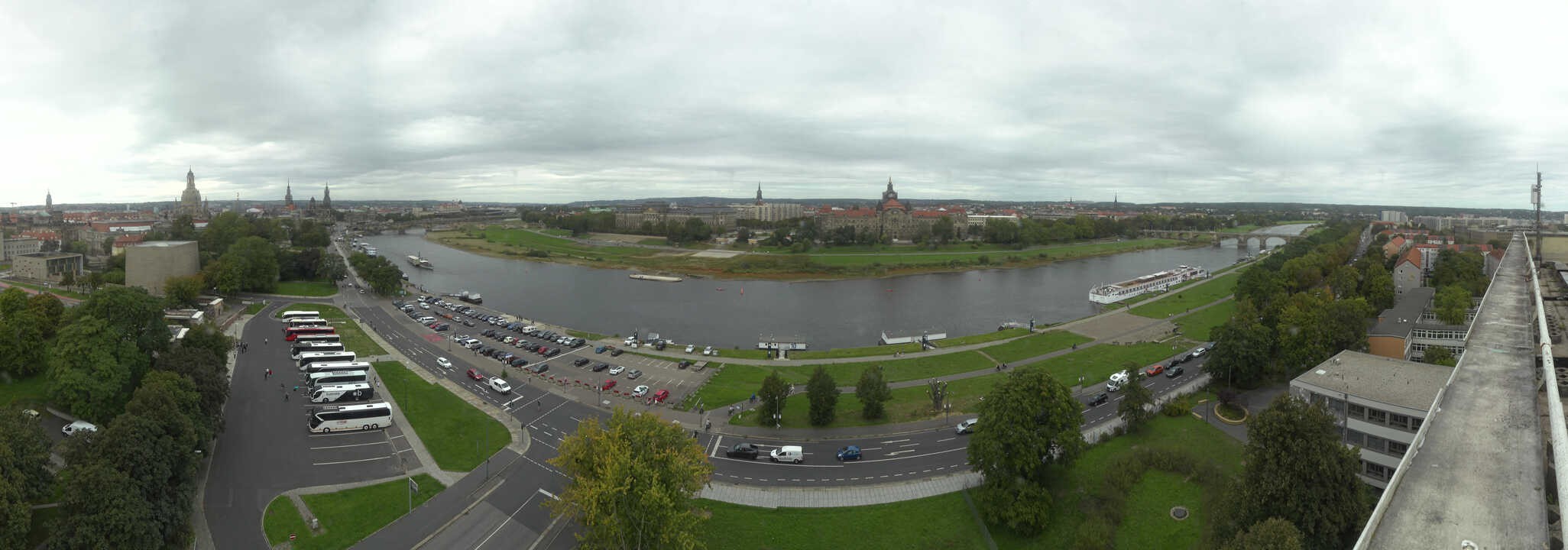 Archiv Foto Webcam Dresden - Elbpanorama