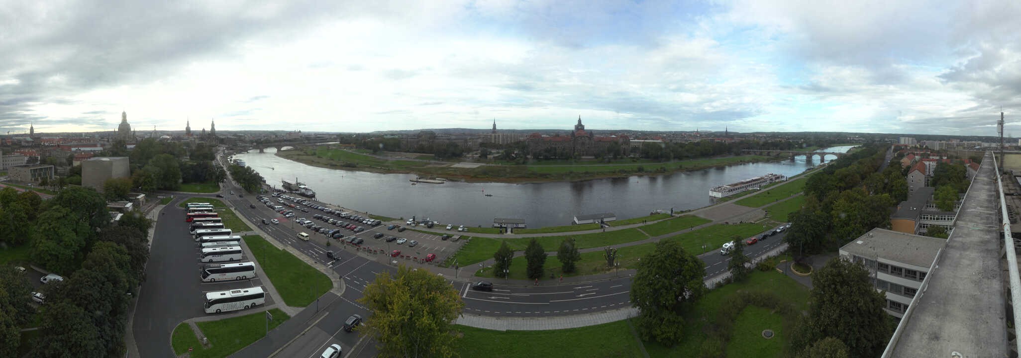 Archiv Foto Webcam Dresden - Elbpanorama