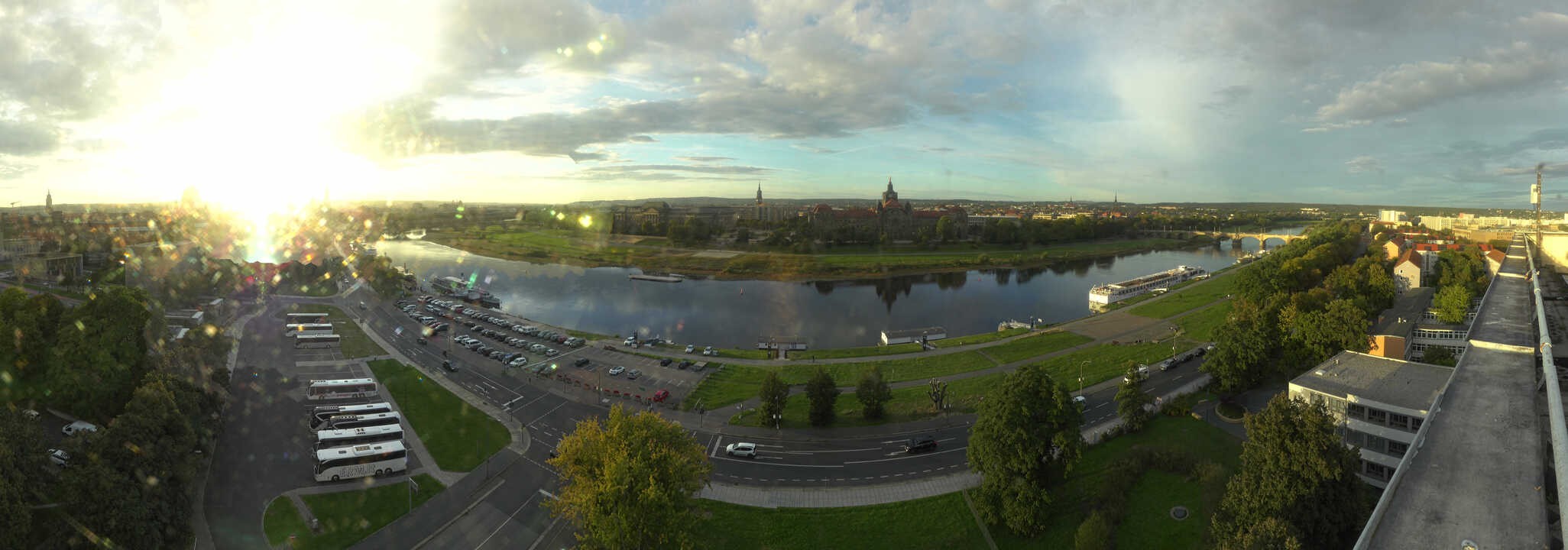 Archiv Foto Webcam Dresden - Elbpanorama