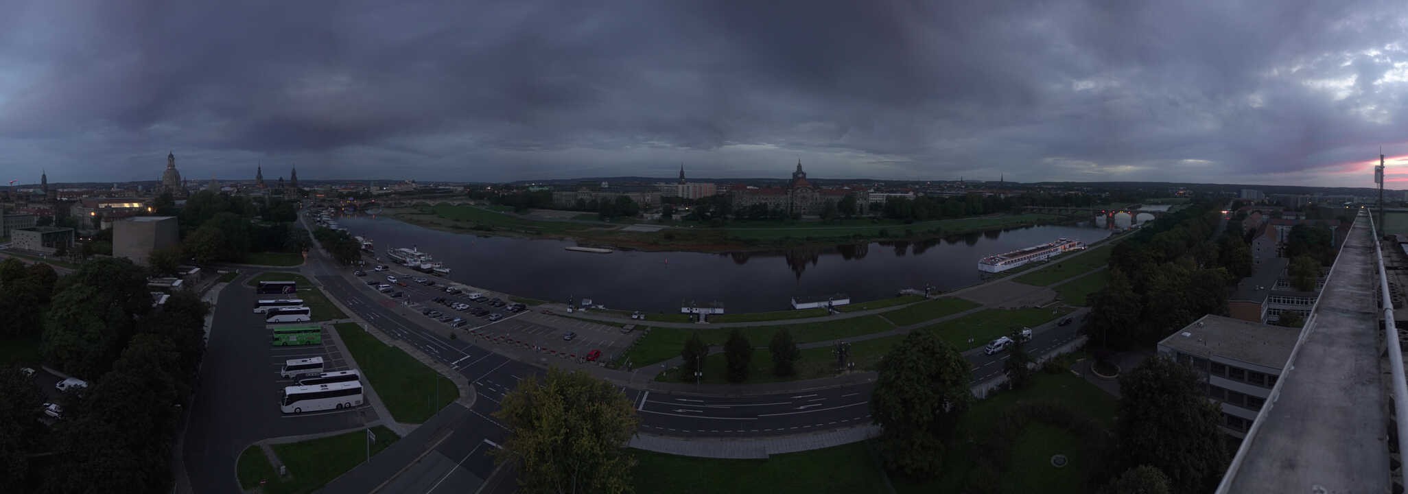 Archived image Webcam Dresden - Panoramic view of the city