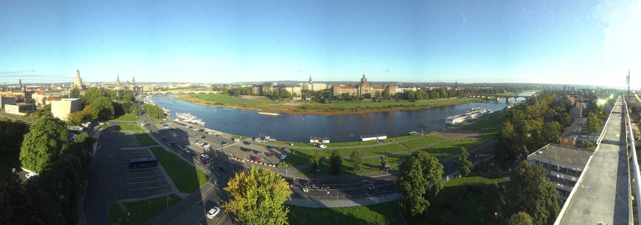 Archiv Foto Webcam Dresden - Elbpanorama
