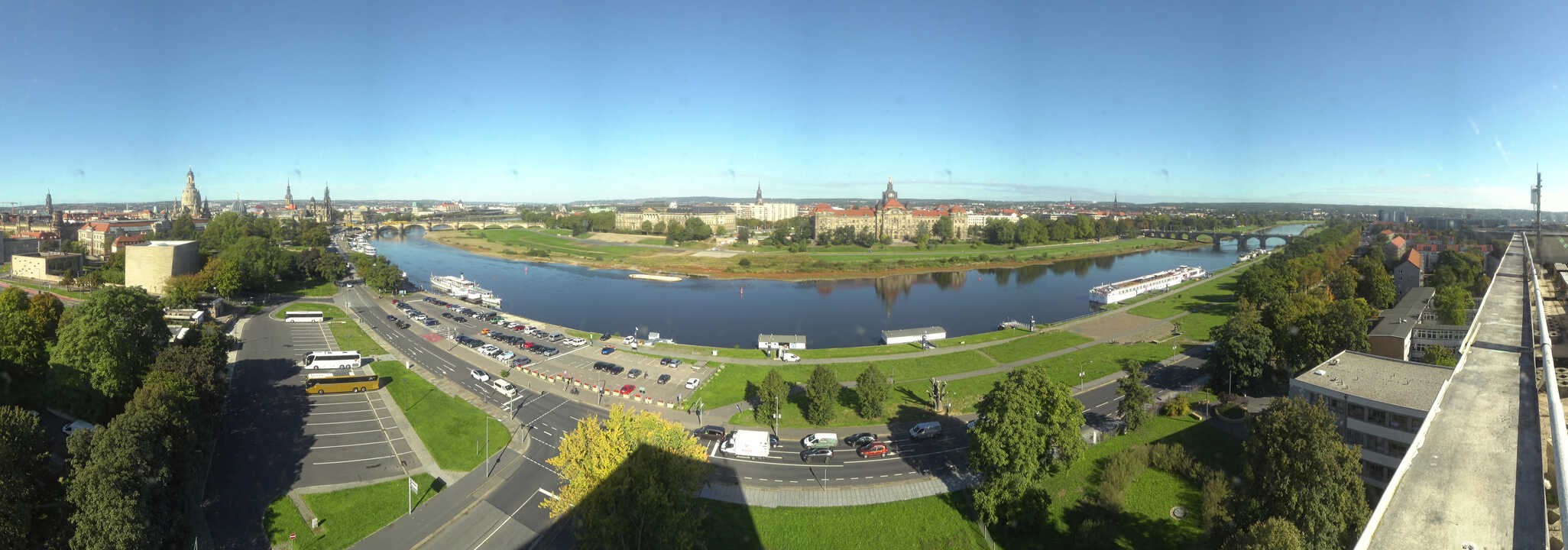 Archiv Foto Webcam Dresden - Elbpanorama