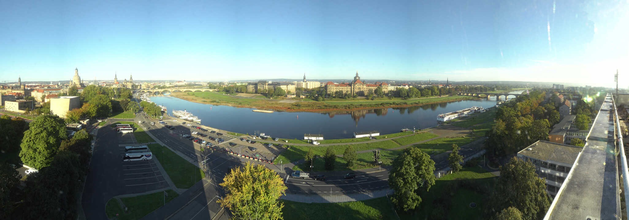 Archiv Foto Webcam Dresden - Elbpanorama