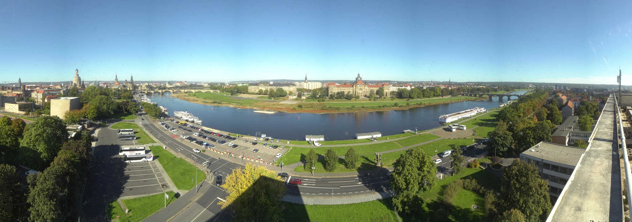 Archiv Foto Webcam Dresden - Elbpanorama