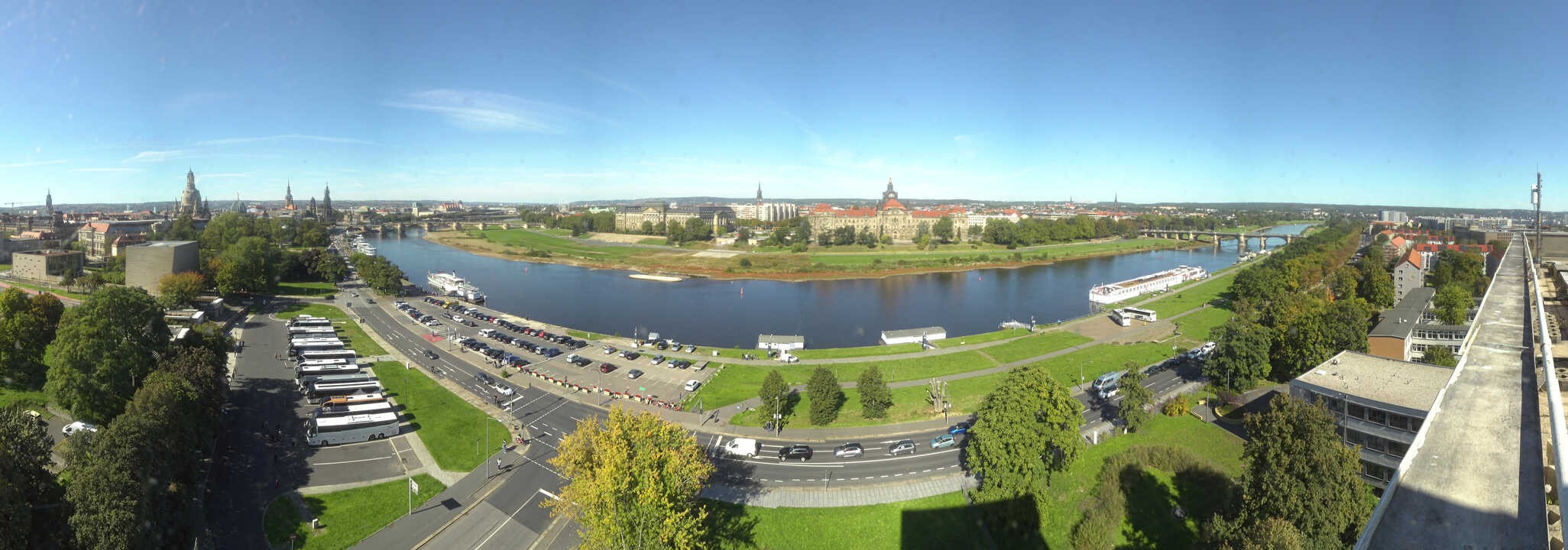 Archiv Foto Webcam Dresden - Elbpanorama