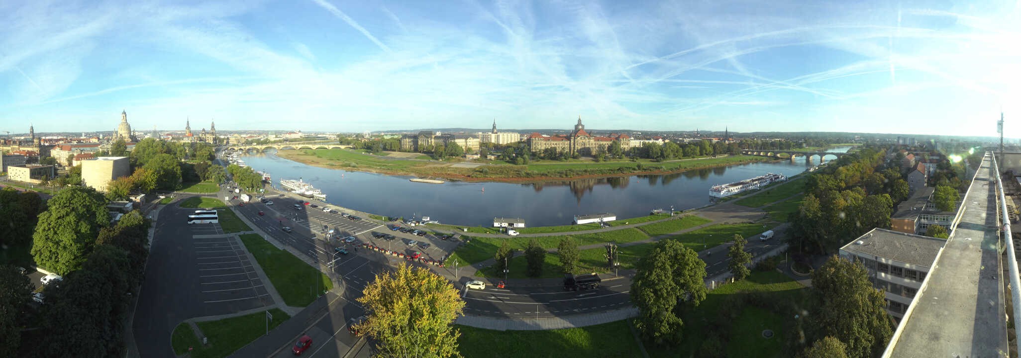 Archiv Foto Webcam Dresden - Elbpanorama