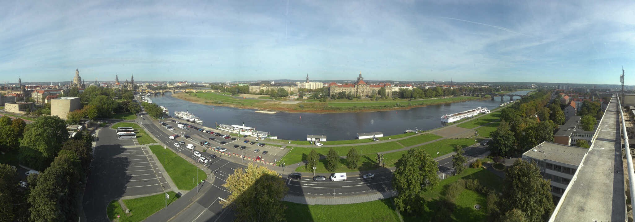 Archiv Foto Webcam Dresden - Elbpanorama
