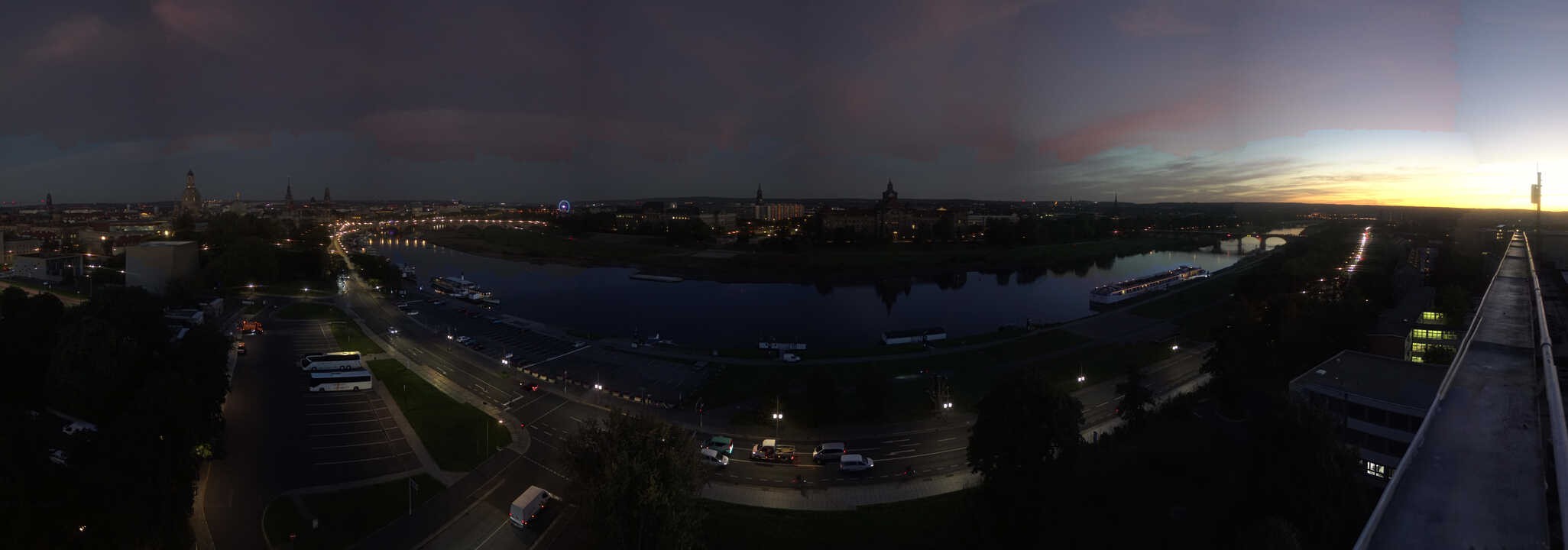 Archiv Foto Webcam Dresden - Elbpanorama