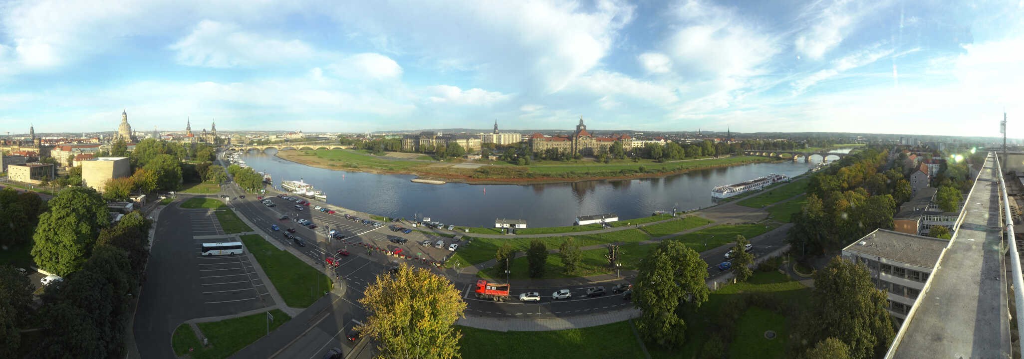Archiv Foto Webcam Dresden - Elbpanorama