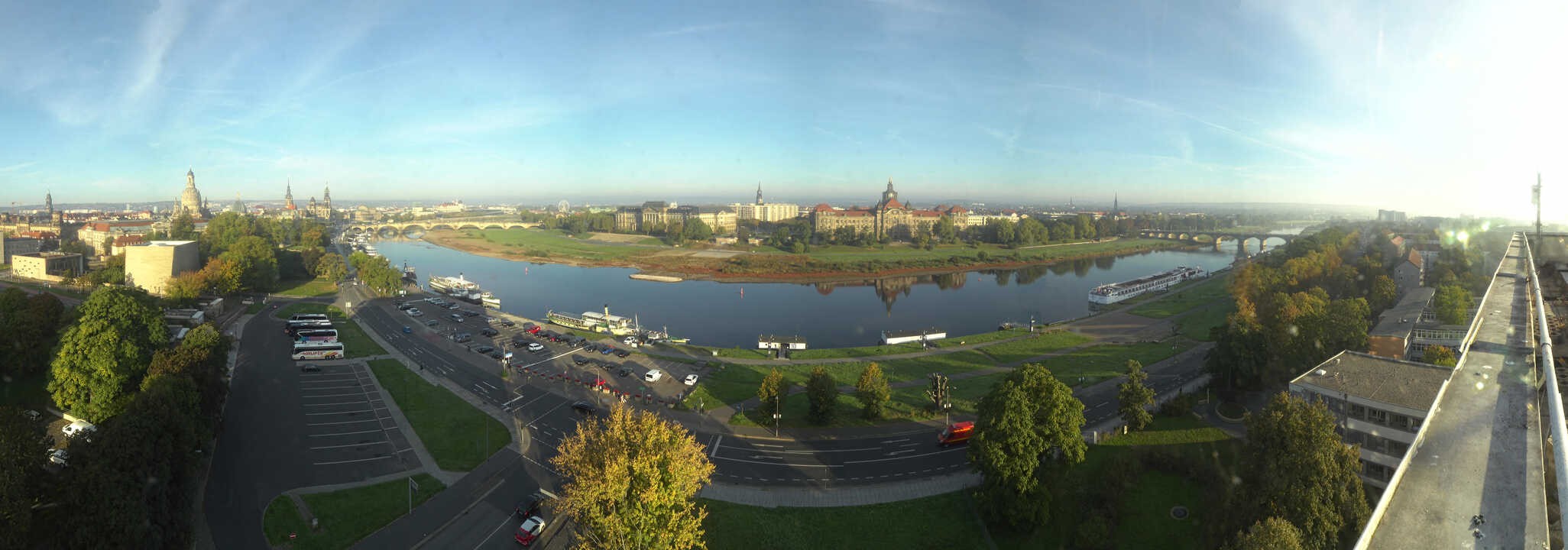Archiv Foto Webcam Dresden - Elbpanorama