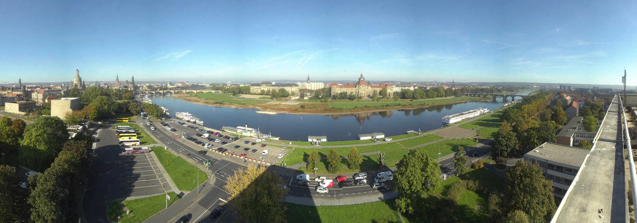Archiv Foto Webcam Dresden - Elbpanorama