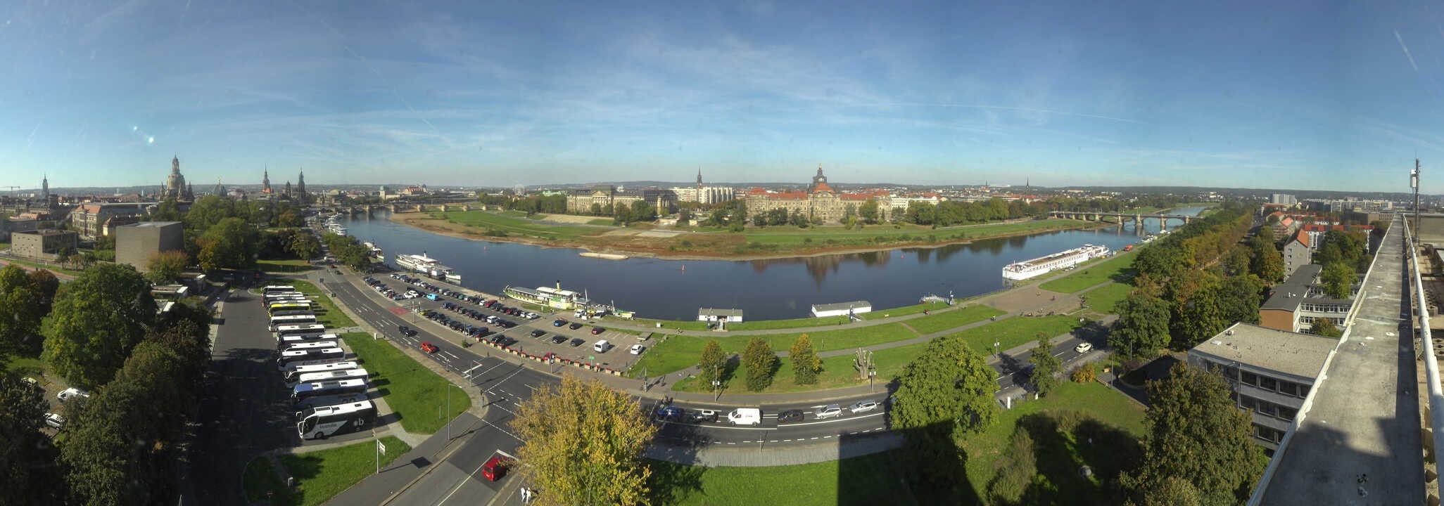 Archiv Foto Webcam Dresden - Elbpanorama