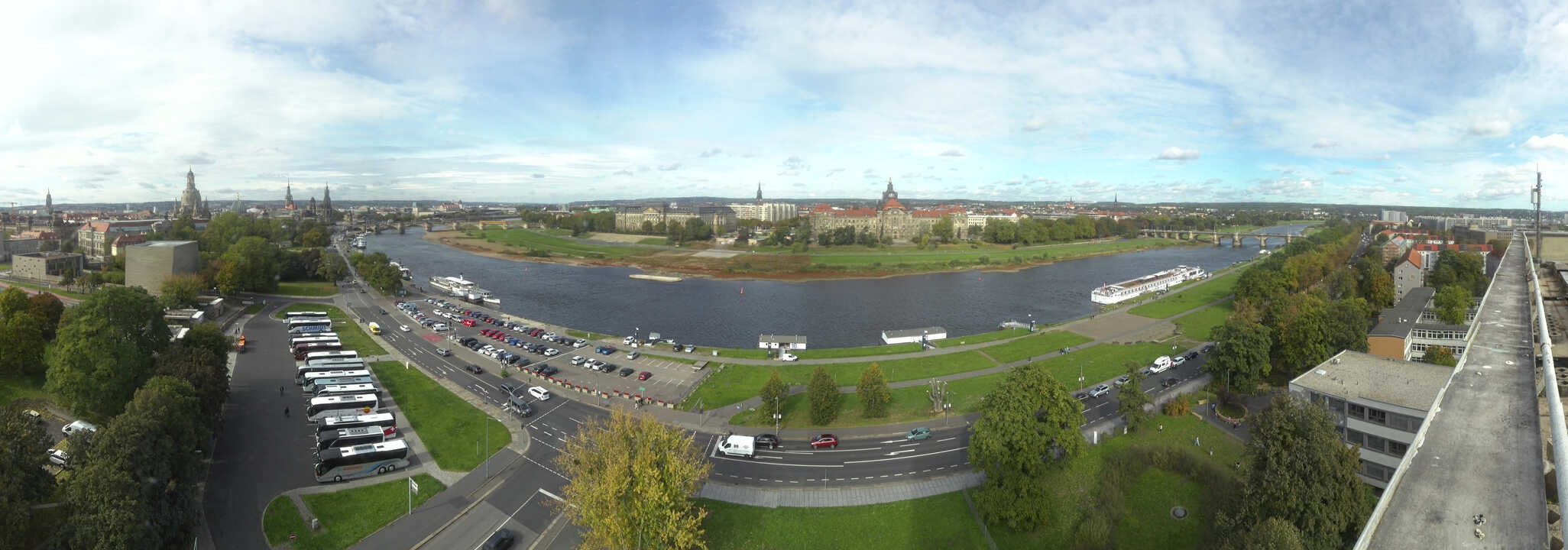 Archiv Foto Webcam Dresden - Elbpanorama