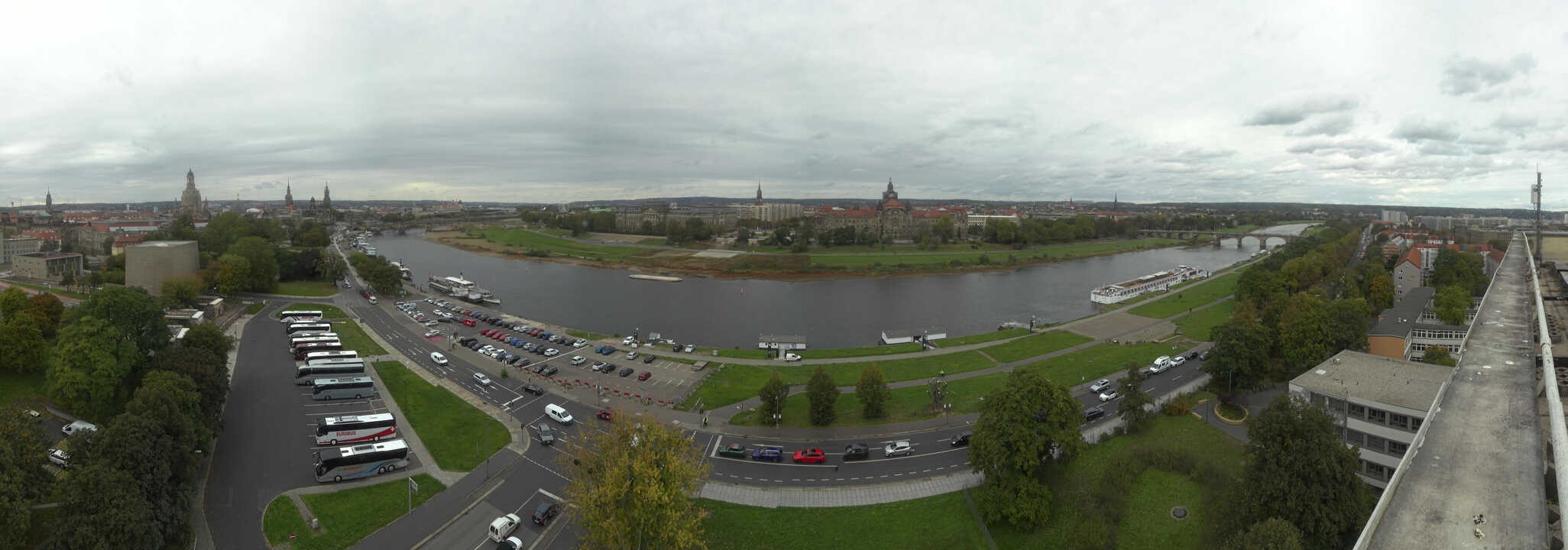 Archiv Foto Webcam Dresden - Elbpanorama
