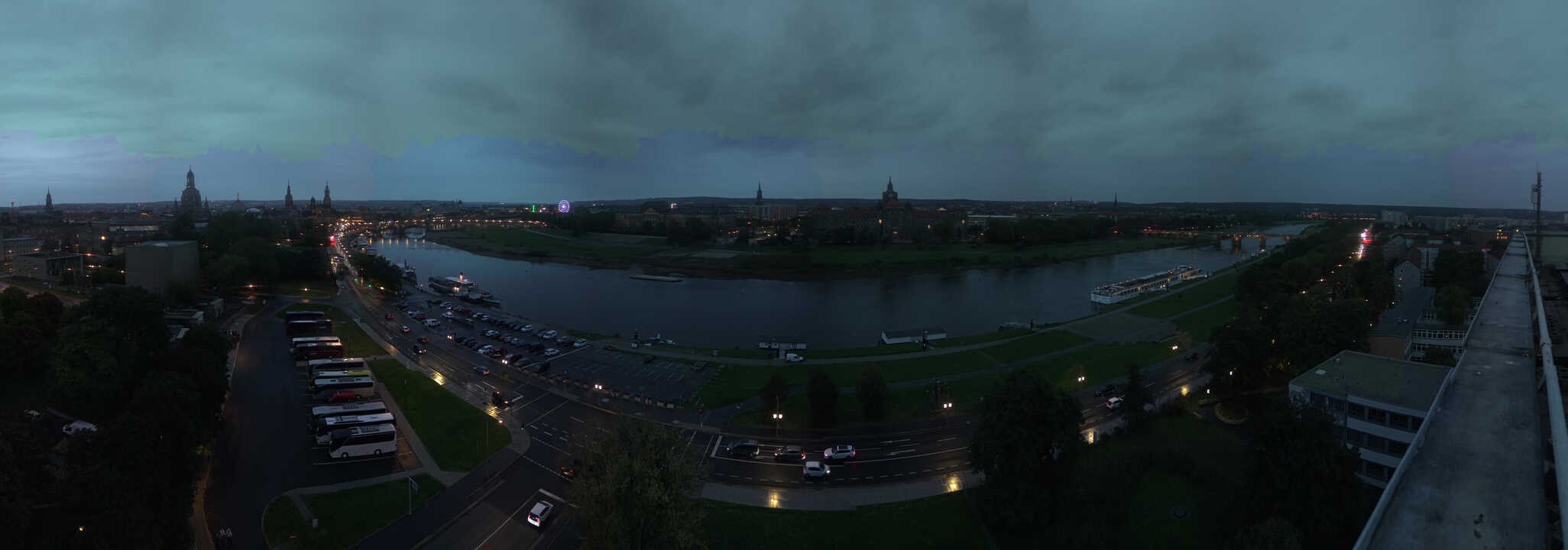 Archiv Foto Webcam Dresden - Elbpanorama