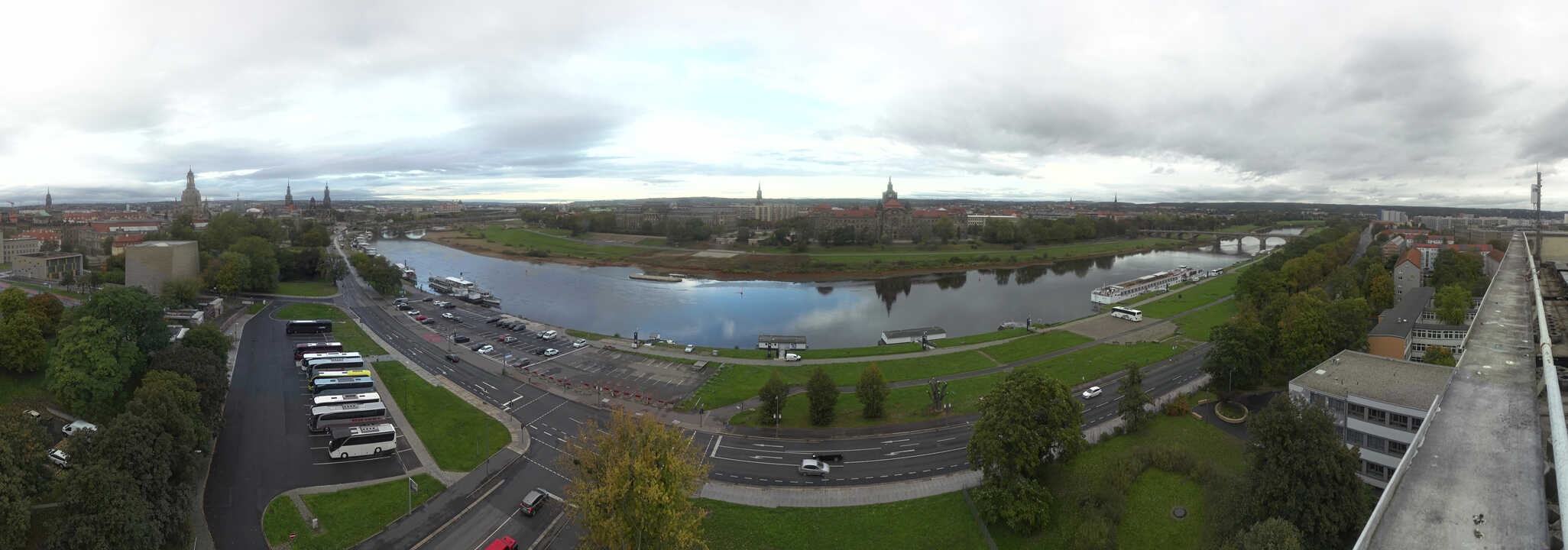 Archiv Foto Webcam Dresden - Elbpanorama