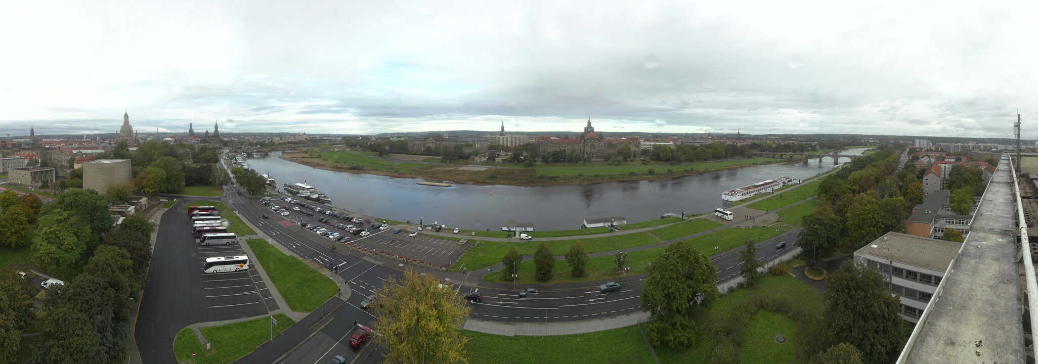 Archiv Foto Webcam Dresden - Elbpanorama