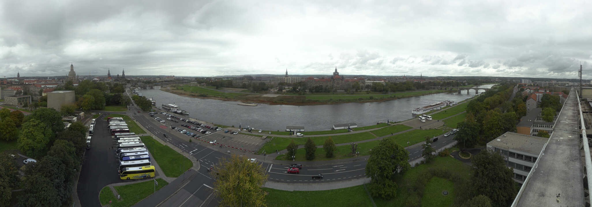 Archived image Webcam Dresden - Panoramic view of the city