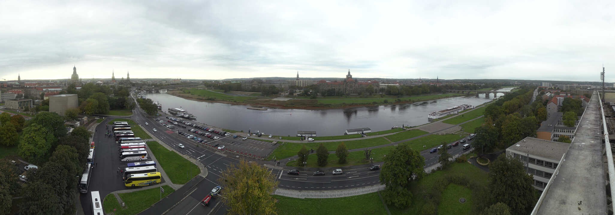 Archived image Webcam Dresden - Panoramic view of the city