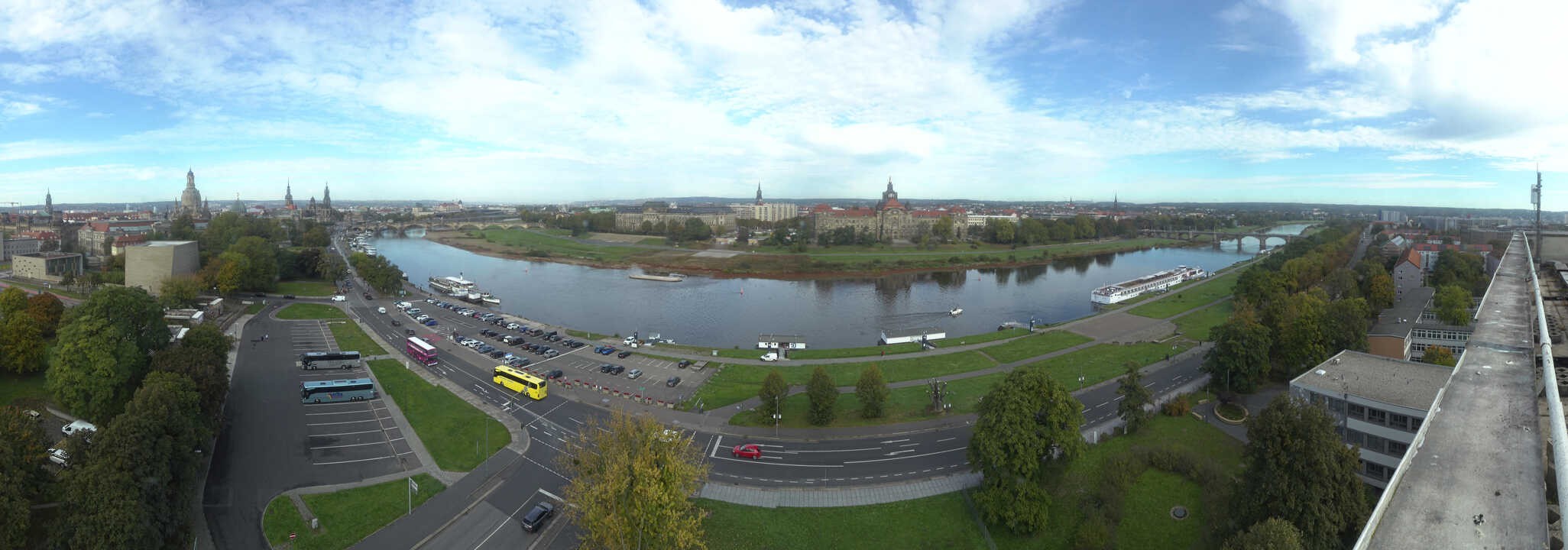 Archiv Foto Webcam Dresden - Elbpanorama