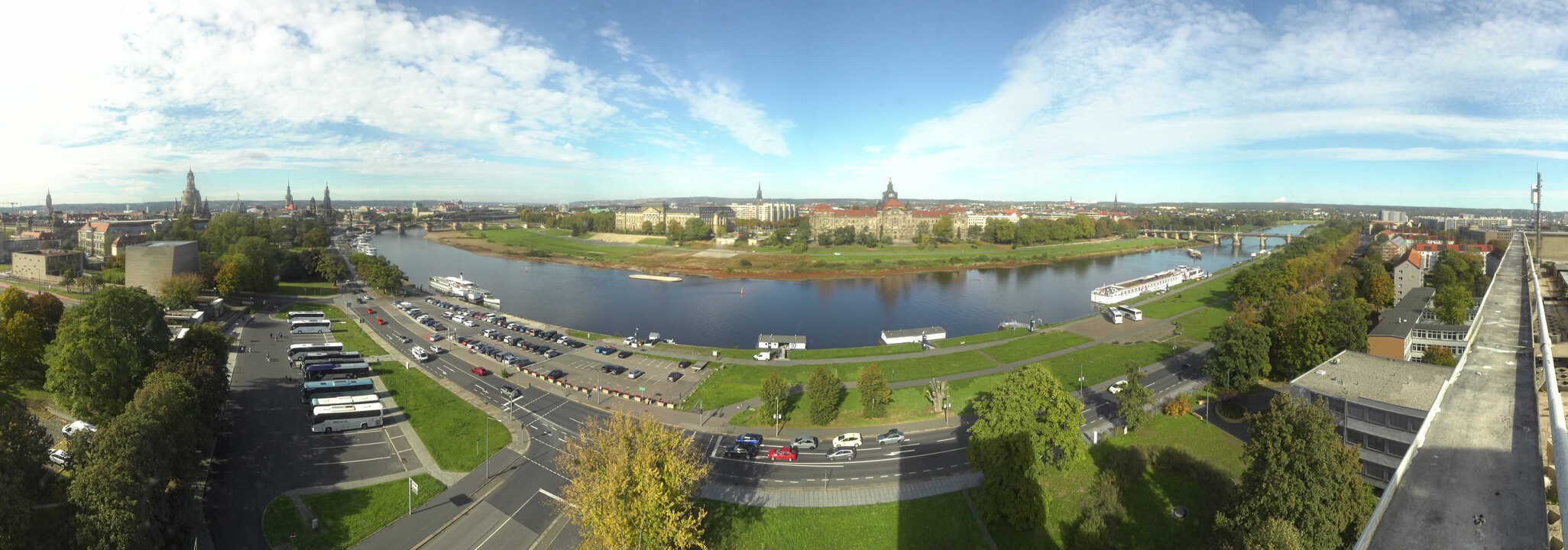 Archiv Foto Webcam Dresden - Elbpanorama