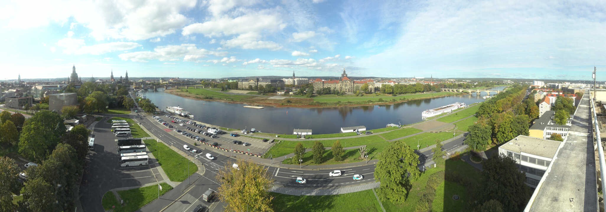 Archiv Foto Webcam Dresden - Elbpanorama