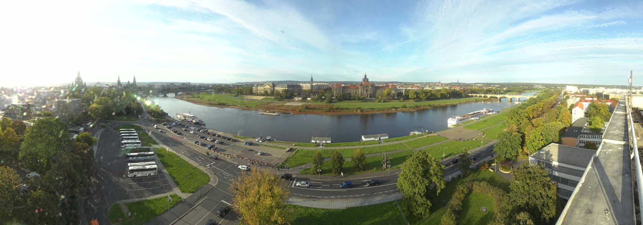 Archived image Webcam Dresden - Panoramic view of the city