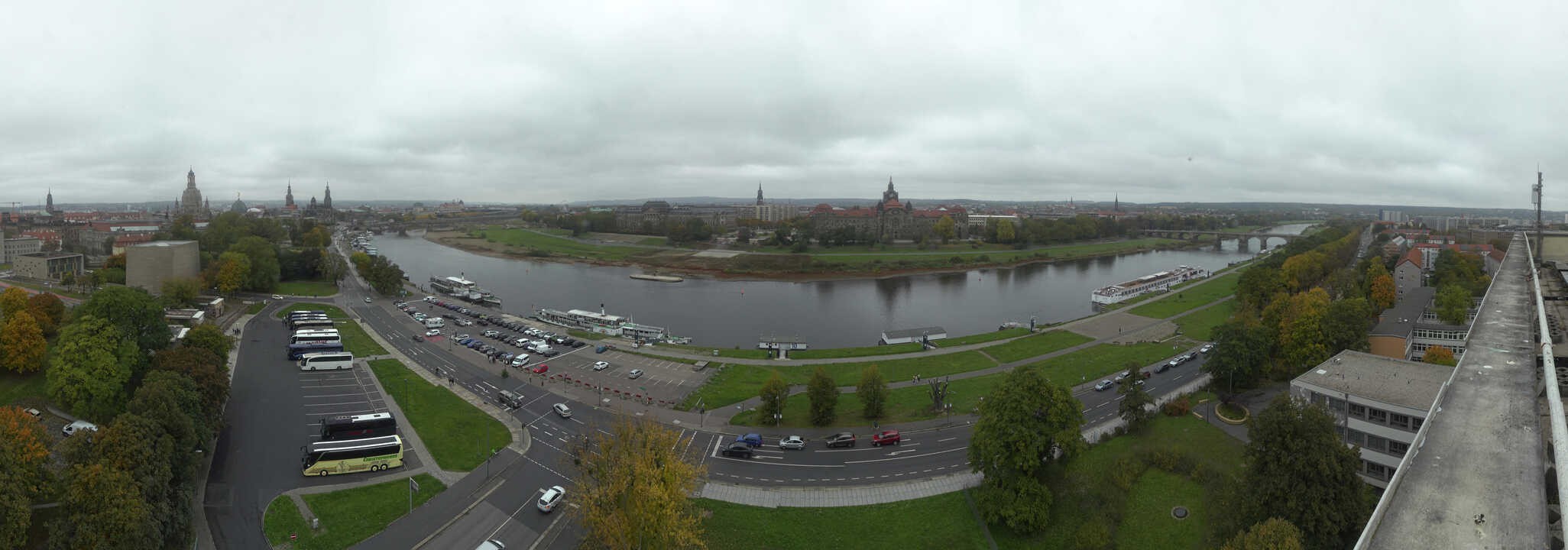 Archiv Foto Webcam Dresden - Elbpanorama