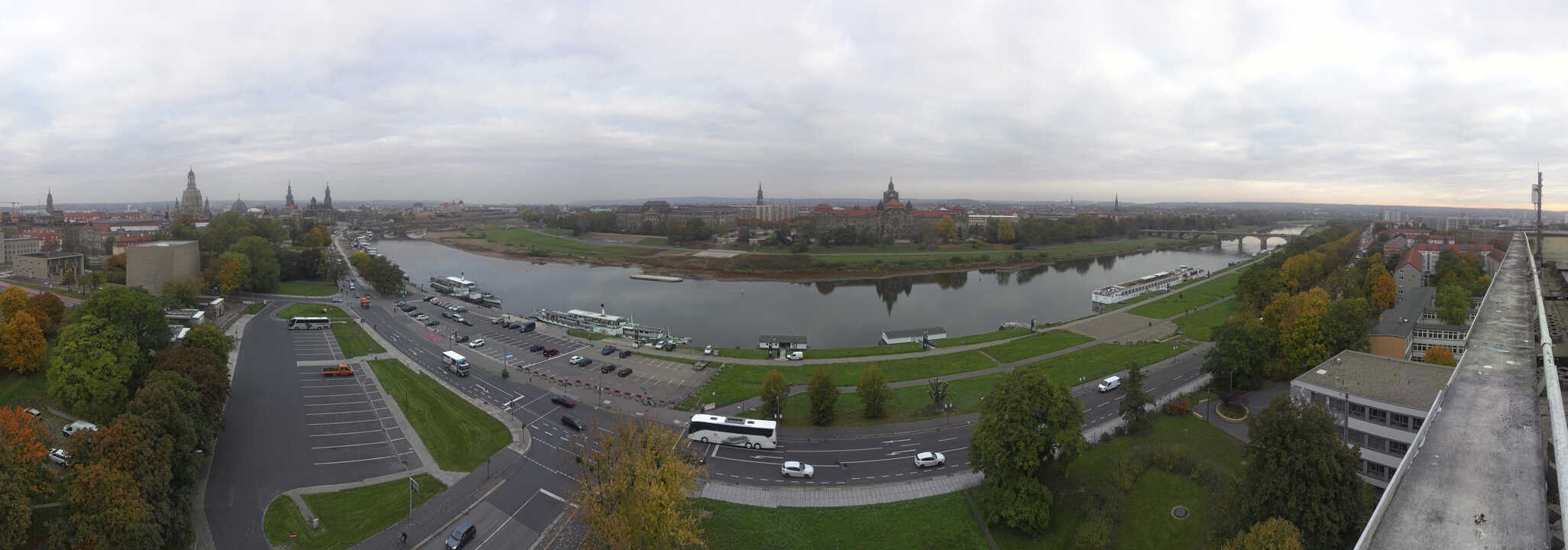 Archived image Webcam Dresden - Panoramic view of the city