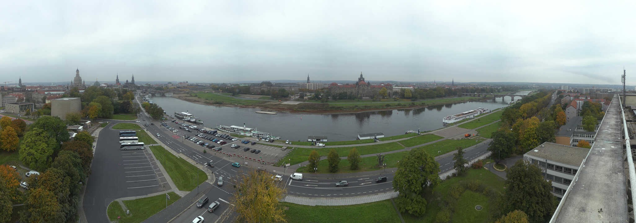 Archived image Webcam Dresden - Panoramic view of the city