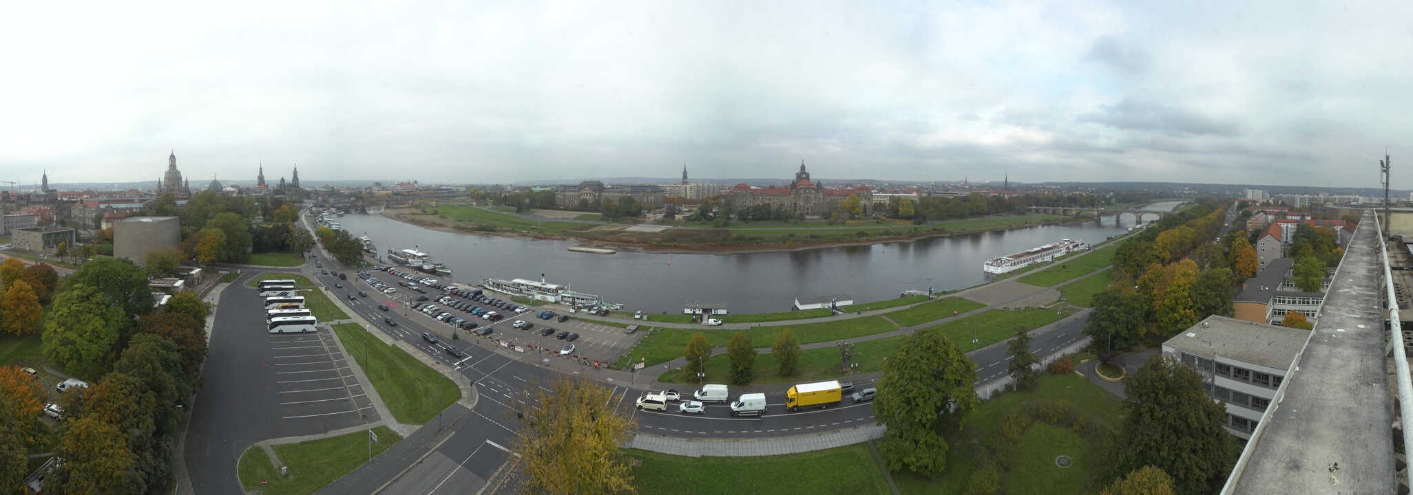 Archived image Webcam Dresden - Panoramic view of the city