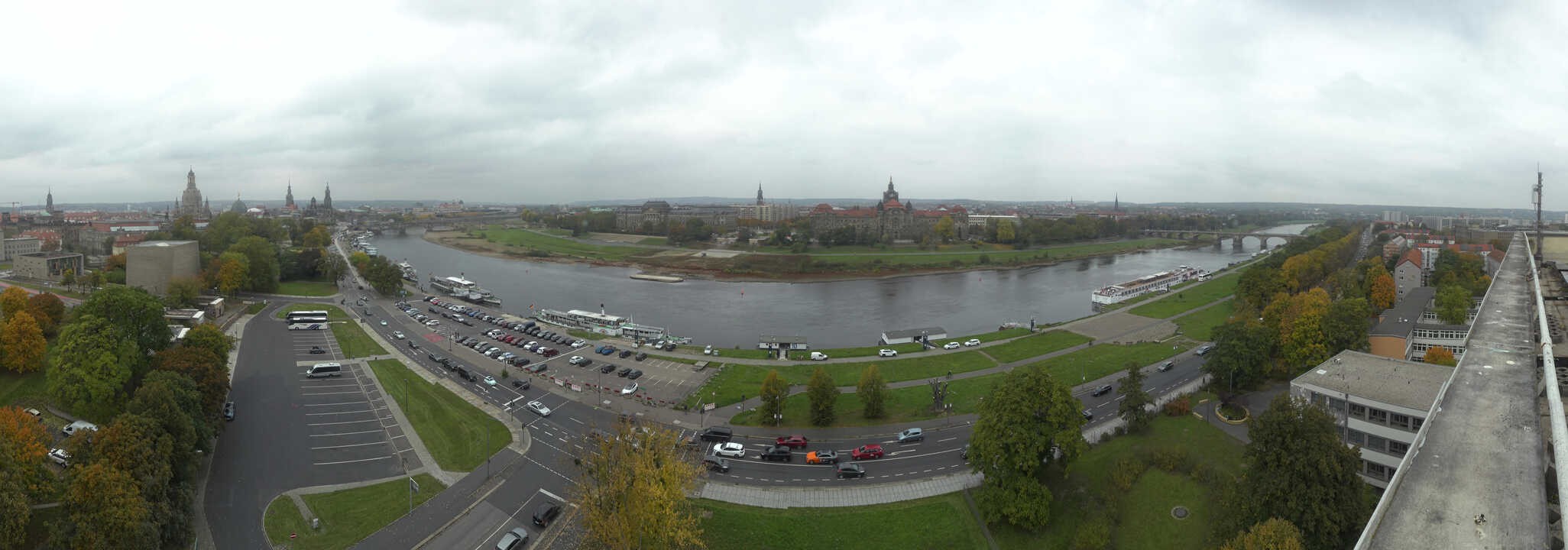 Archived image Webcam Dresden - Panoramic view of the city