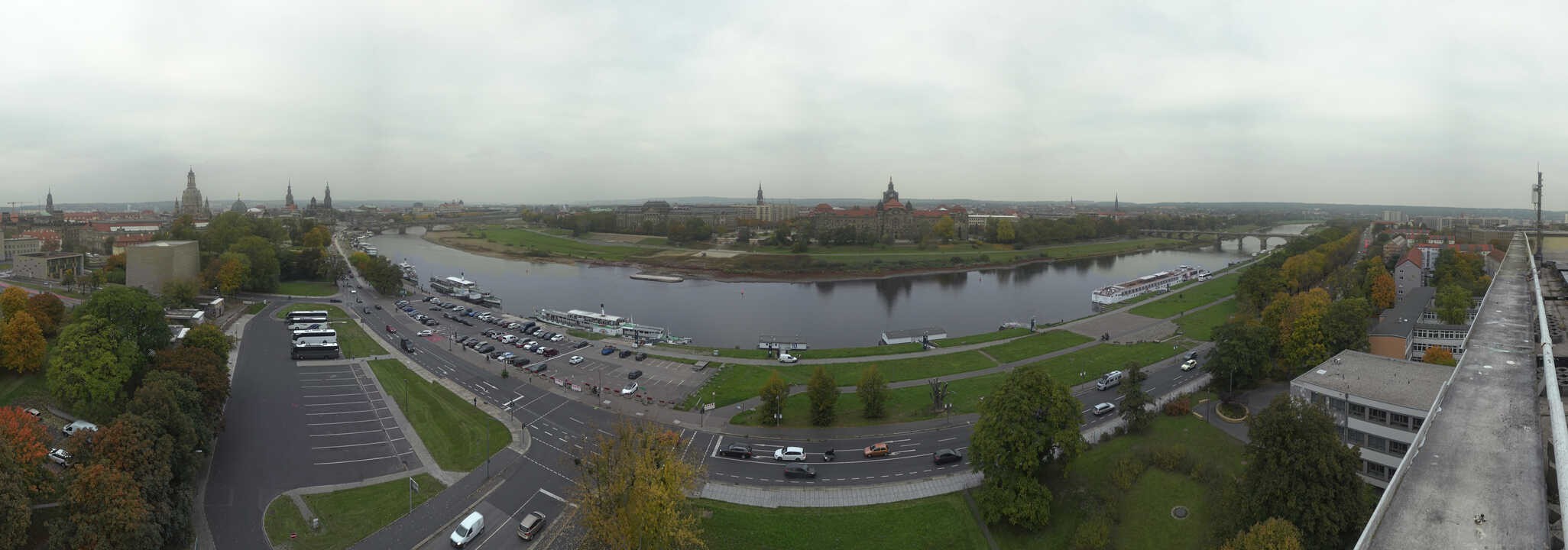 Archived image Webcam Dresden - Panoramic view of the city