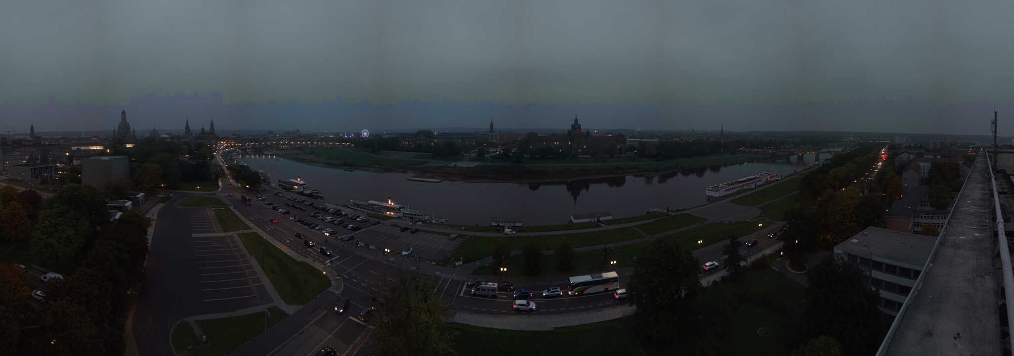 Archived image Webcam Dresden - Panoramic view of the city