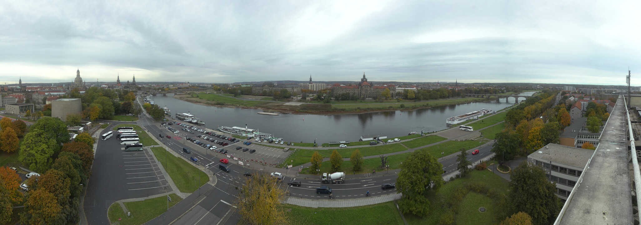 Archiv Foto Webcam Dresden - Elbpanorama