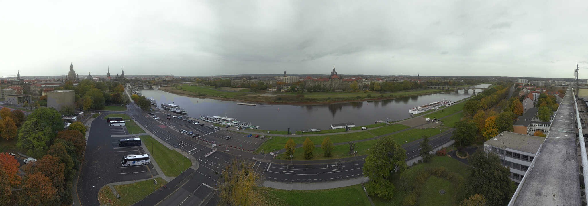 Archived image Webcam Dresden - Panoramic view of the city