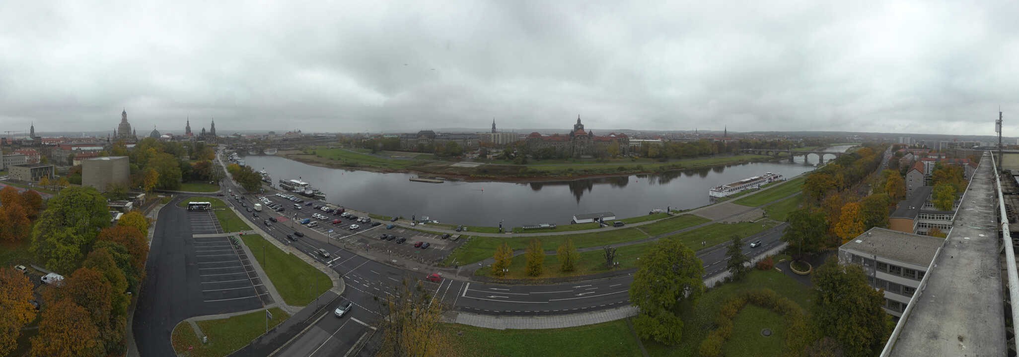Archiv Foto Webcam Dresden - Elbpanorama
