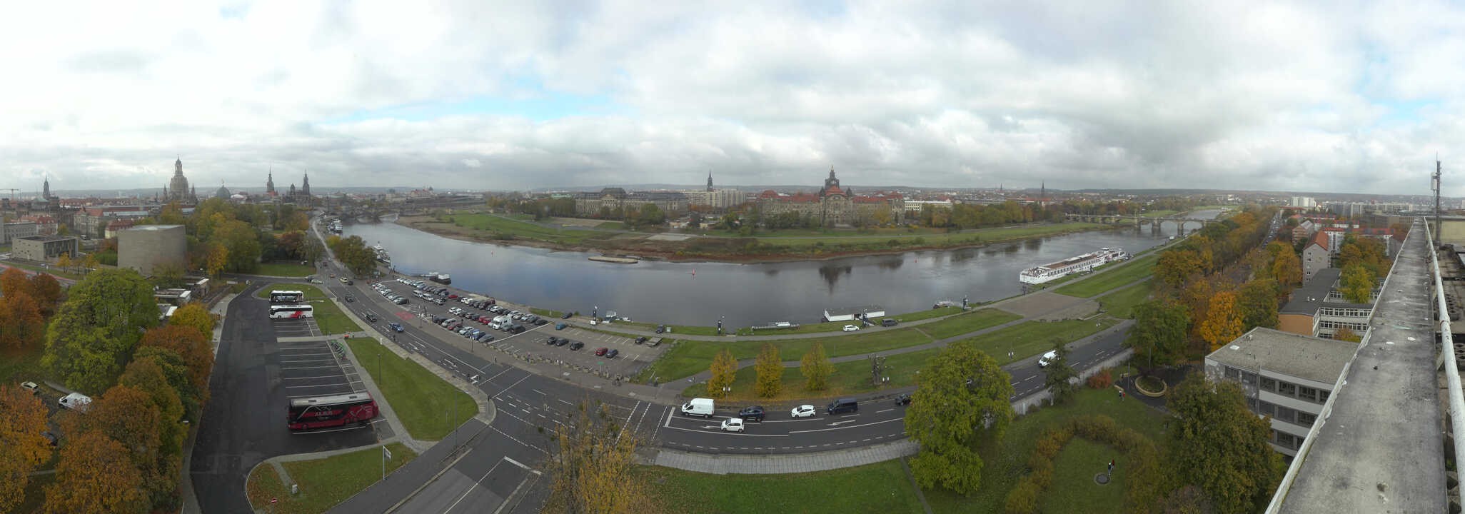 Archiv Foto Webcam Dresden - Elbpanorama