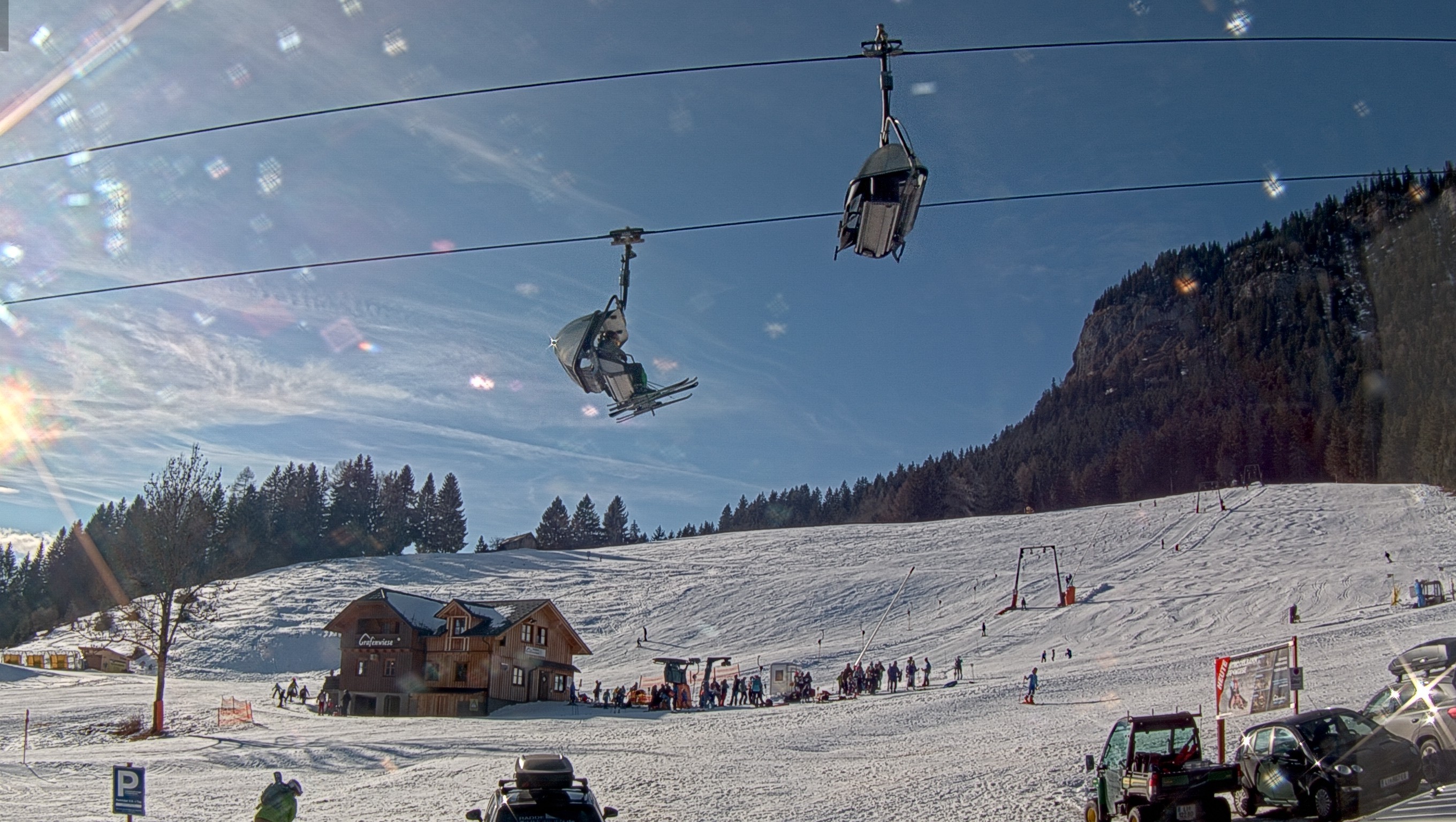 Archiv Foto Webcam Tauplitz - Skilift Grafenwiese