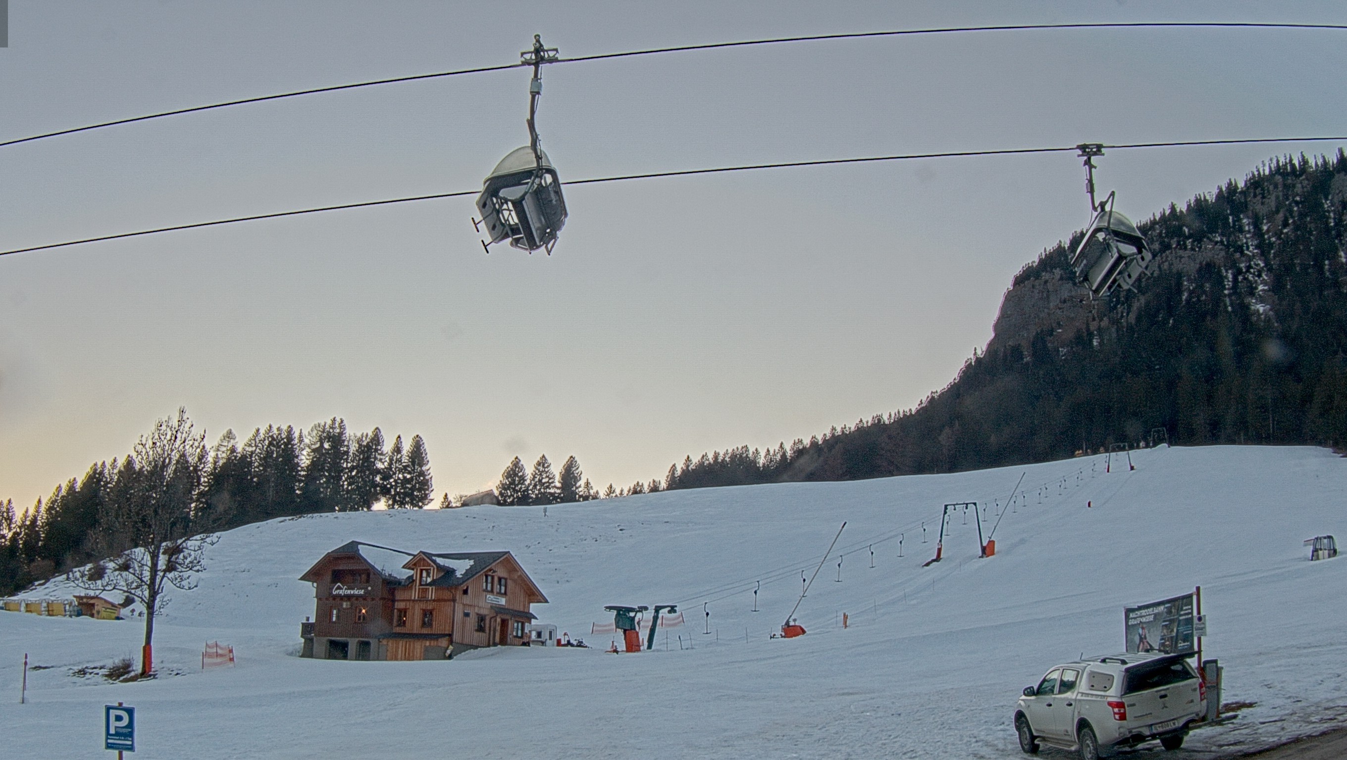 Archiv Foto Webcam Tauplitz - Skilift Grafenwiese