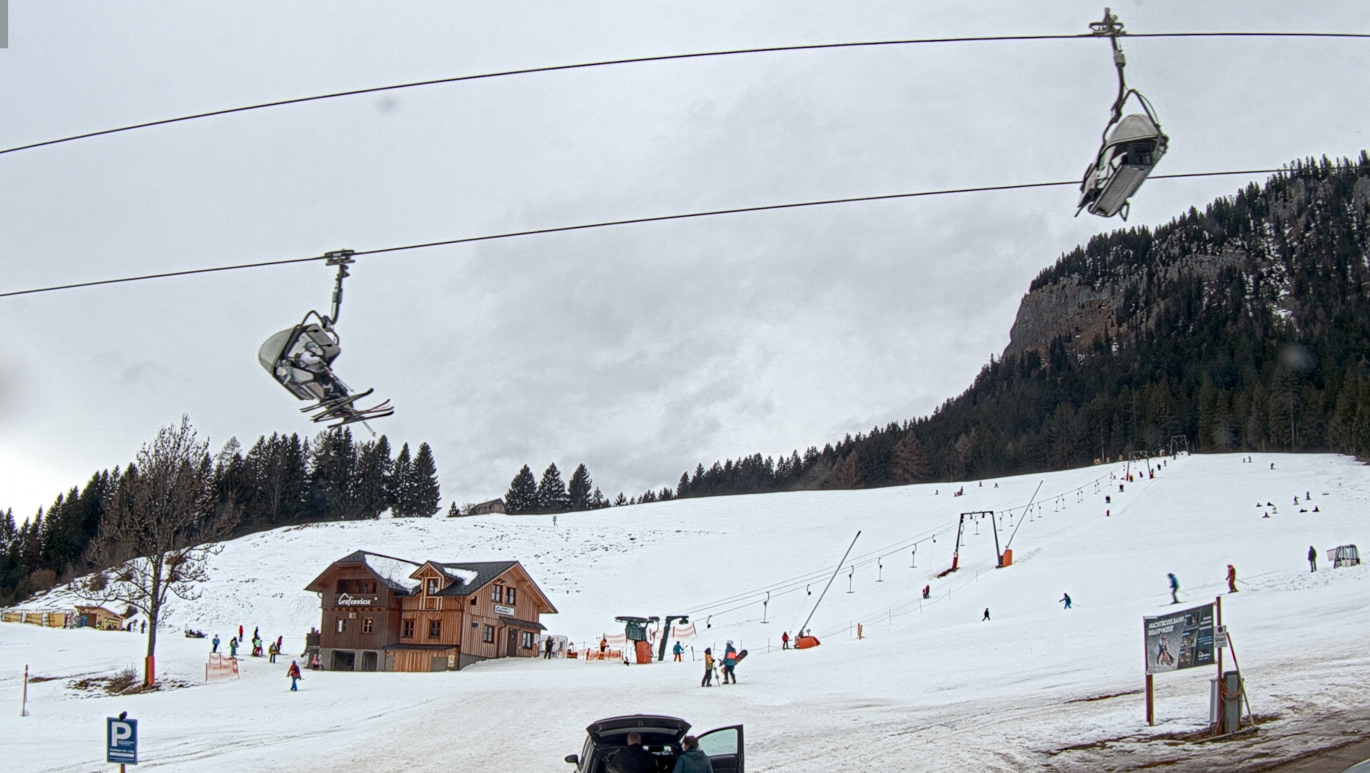 Archiv Foto Webcam Tauplitz - Skilift Grafenwiese