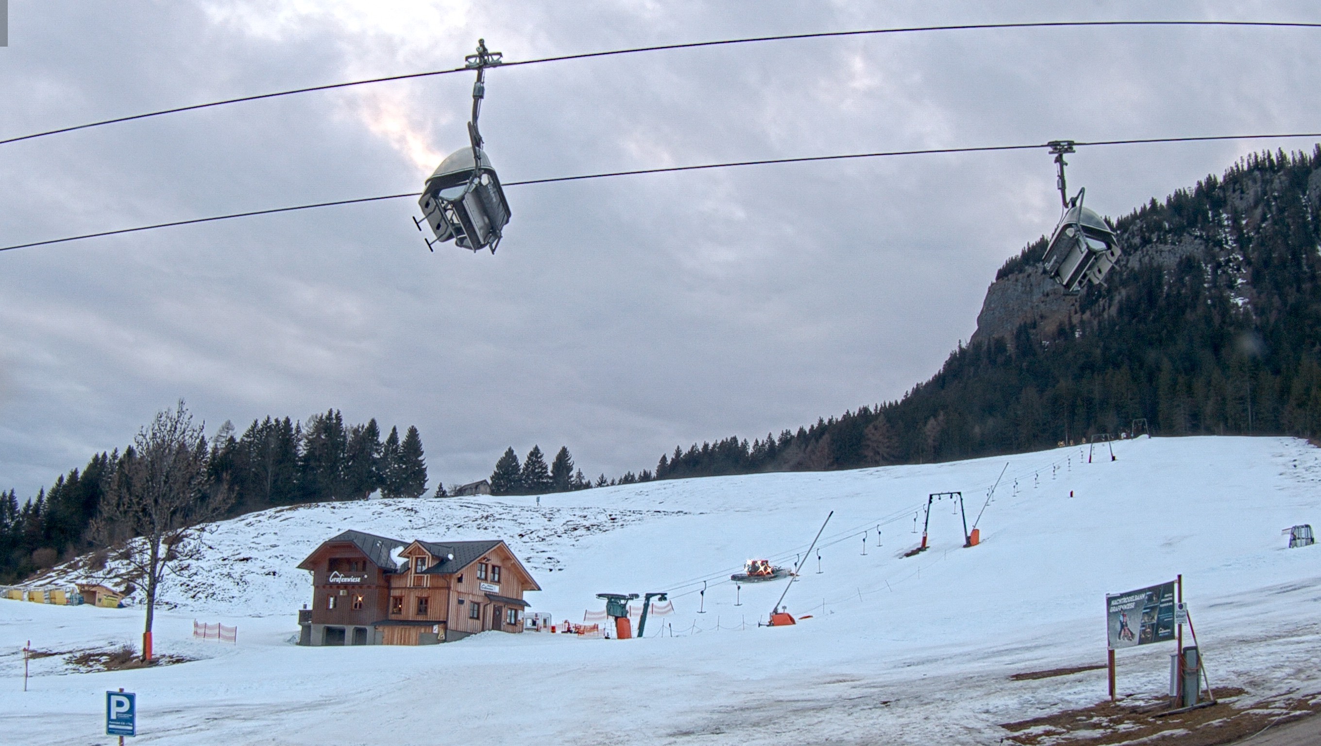 Archiv Foto Webcam Tauplitz - Skilift Grafenwiese