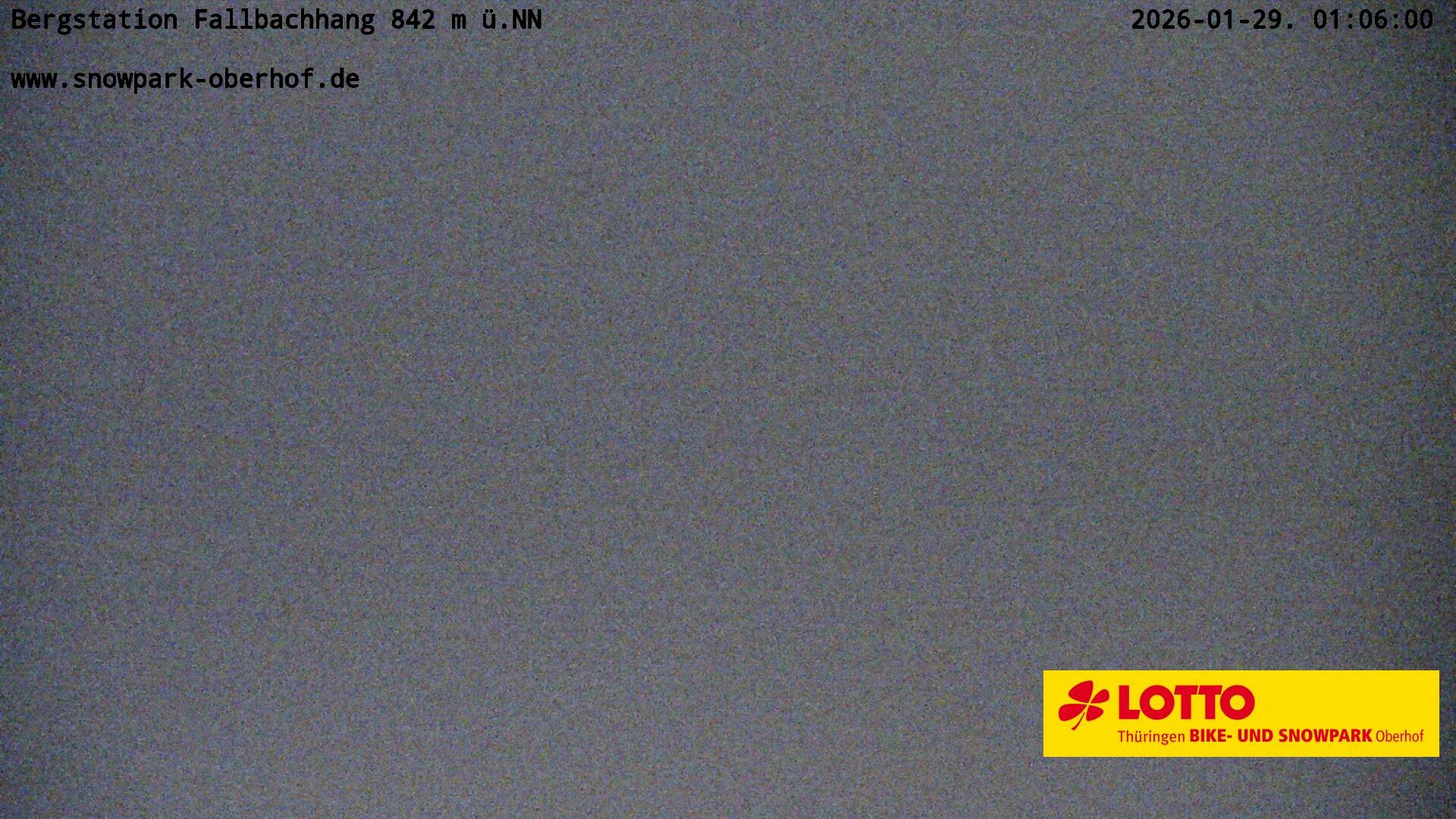 Archiv Foto Webcam Oberhof: Sessellift Fallbachhang Bergstation