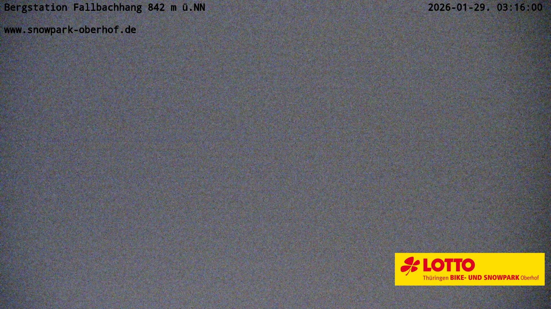 Archiv Foto Webcam Oberhof: Sessellift Fallbachhang Bergstation