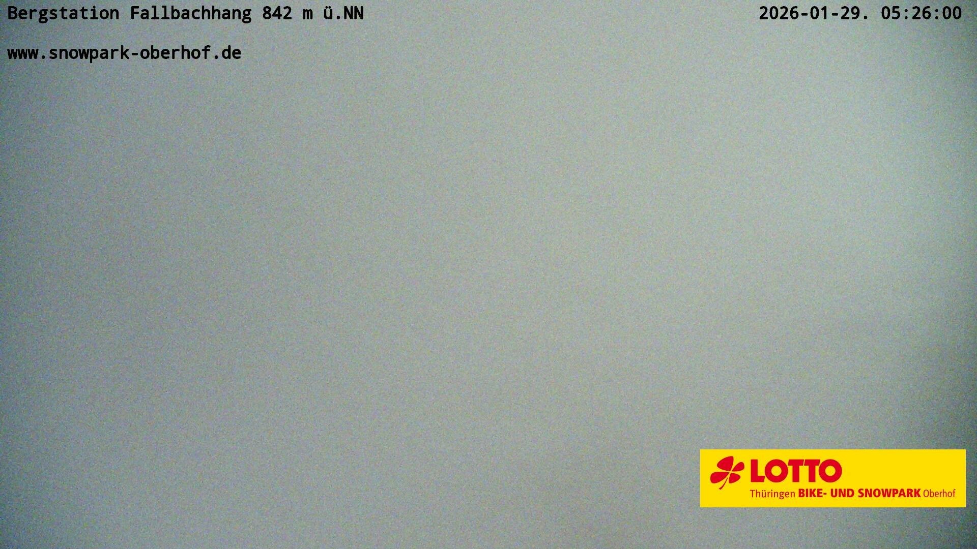 Archiv Foto Webcam Oberhof: Sessellift Fallbachhang Bergstation