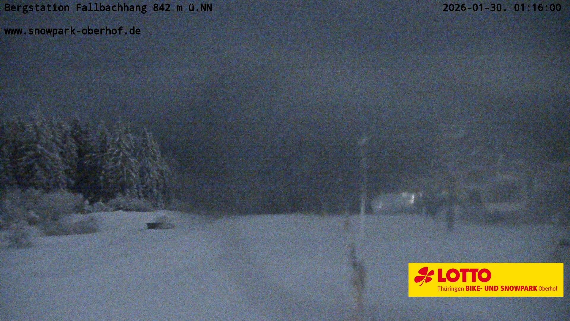 Archived image Webcam Oberhof: Chair Lift Fallbachhang