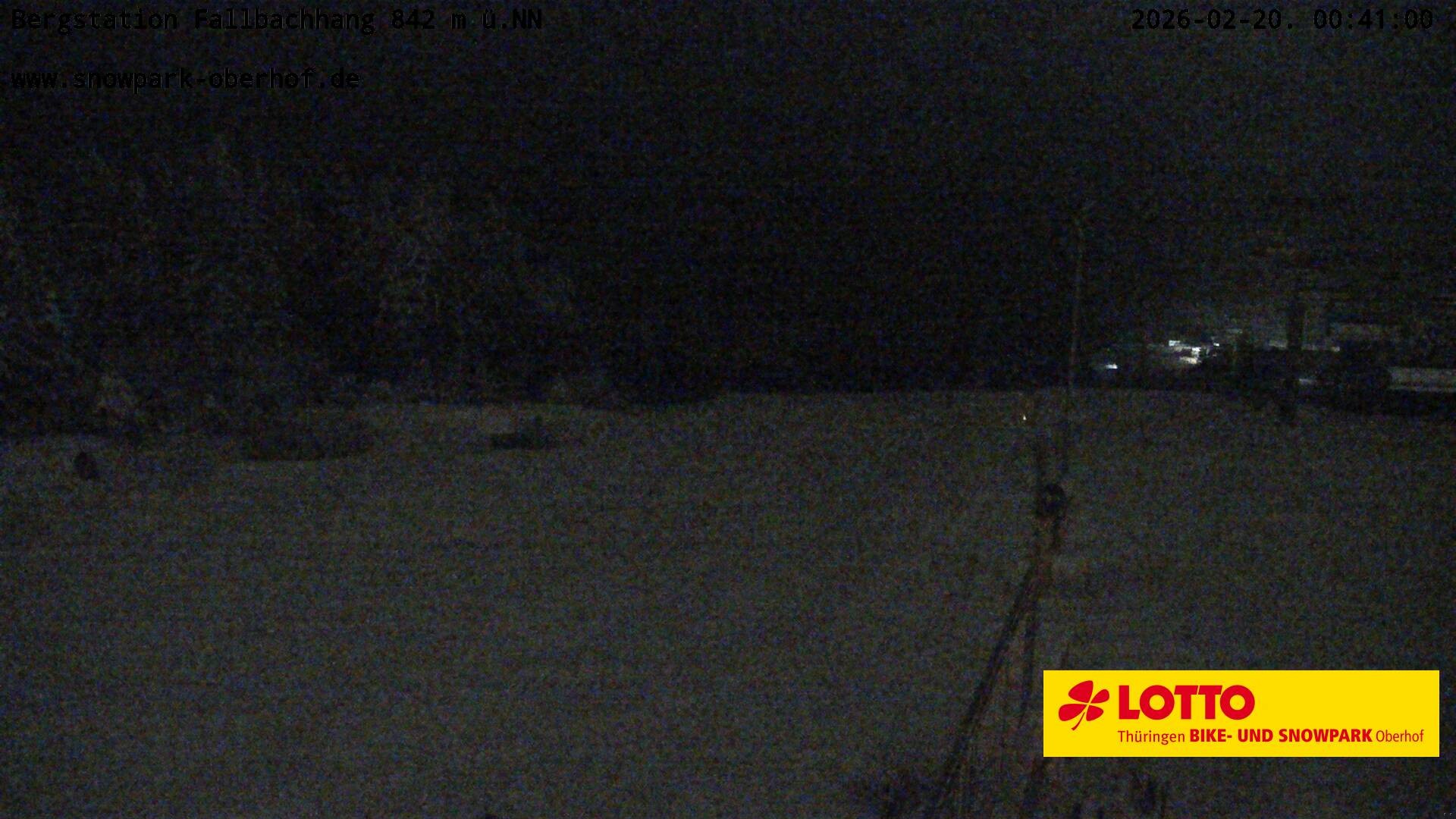 Archived image Webcam Oberhof: Chair Lift Fallbachhang