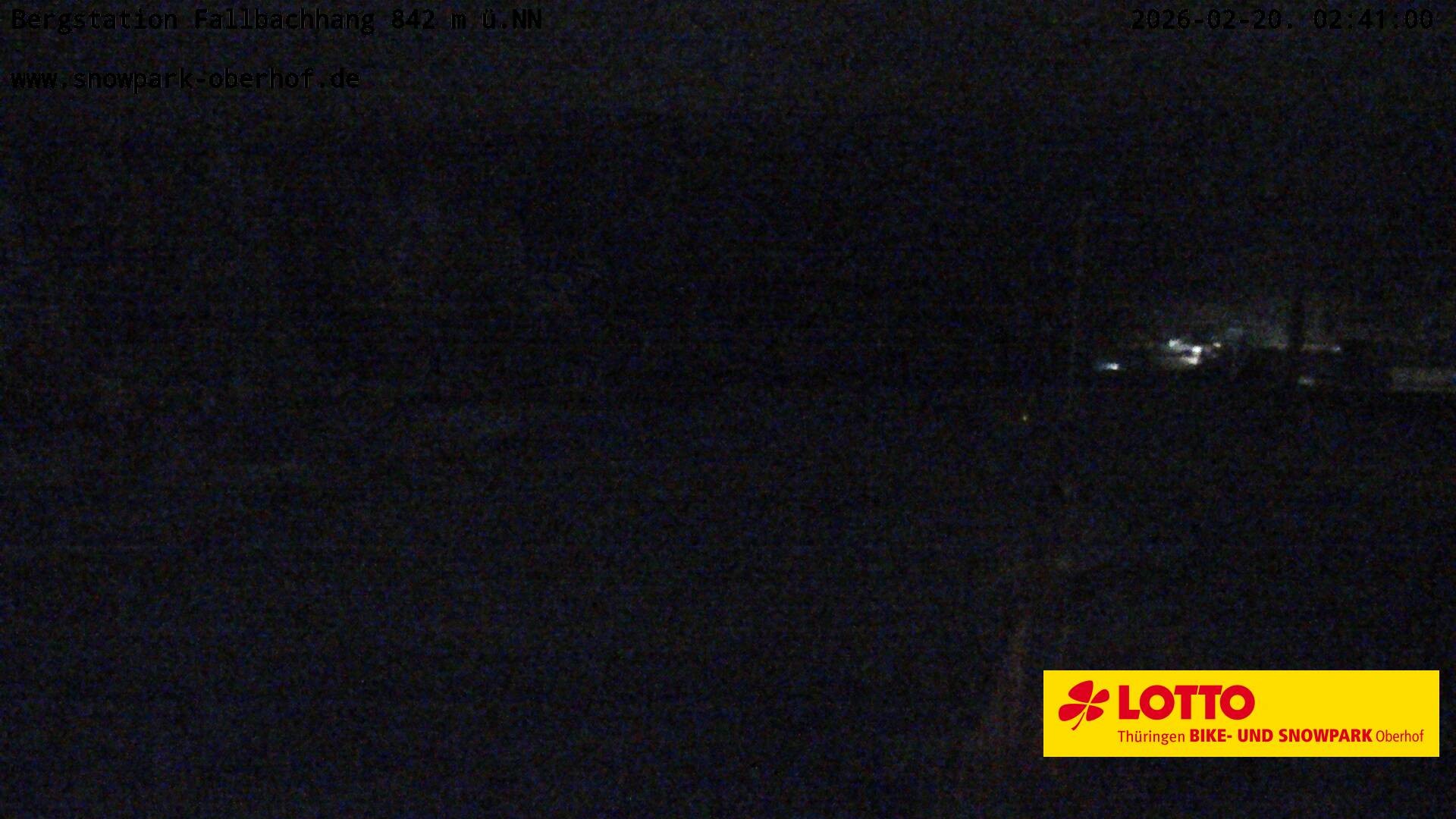 Archived image Webcam Oberhof: Chair Lift Fallbachhang