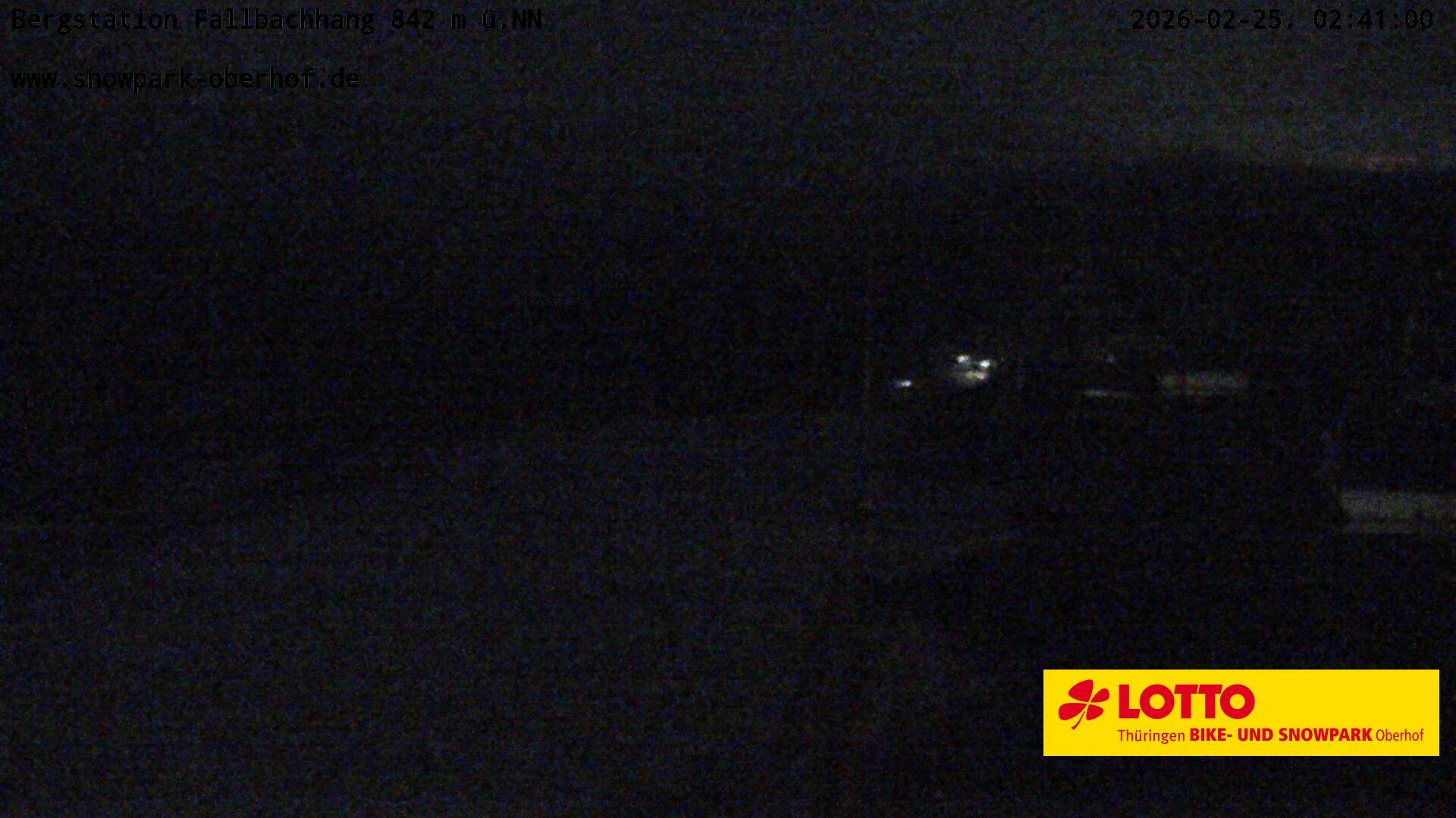 Archived image Webcam Oberhof: Chair Lift Fallbachhang