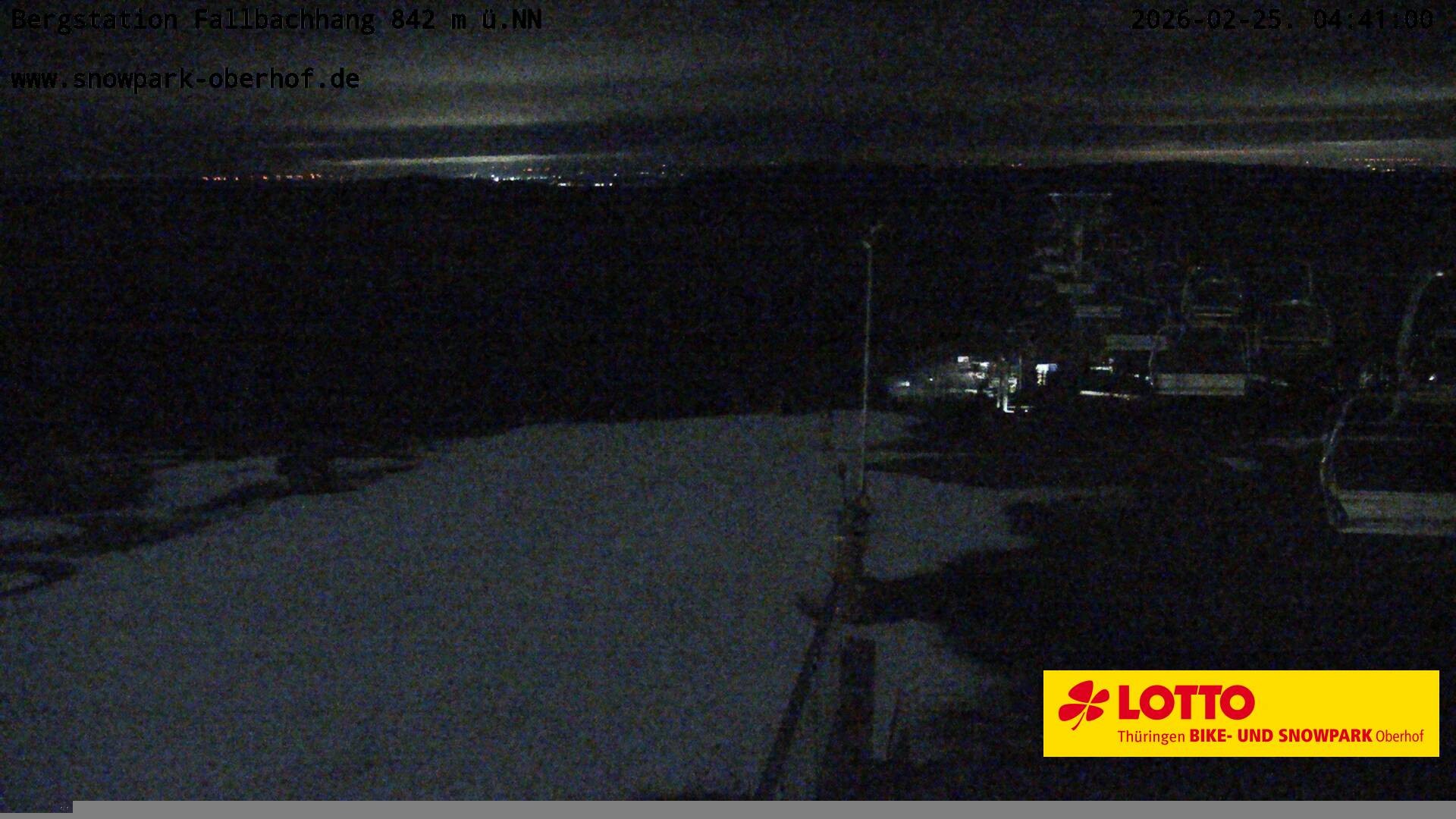 Archived image Webcam Oberhof: Chair Lift Fallbachhang